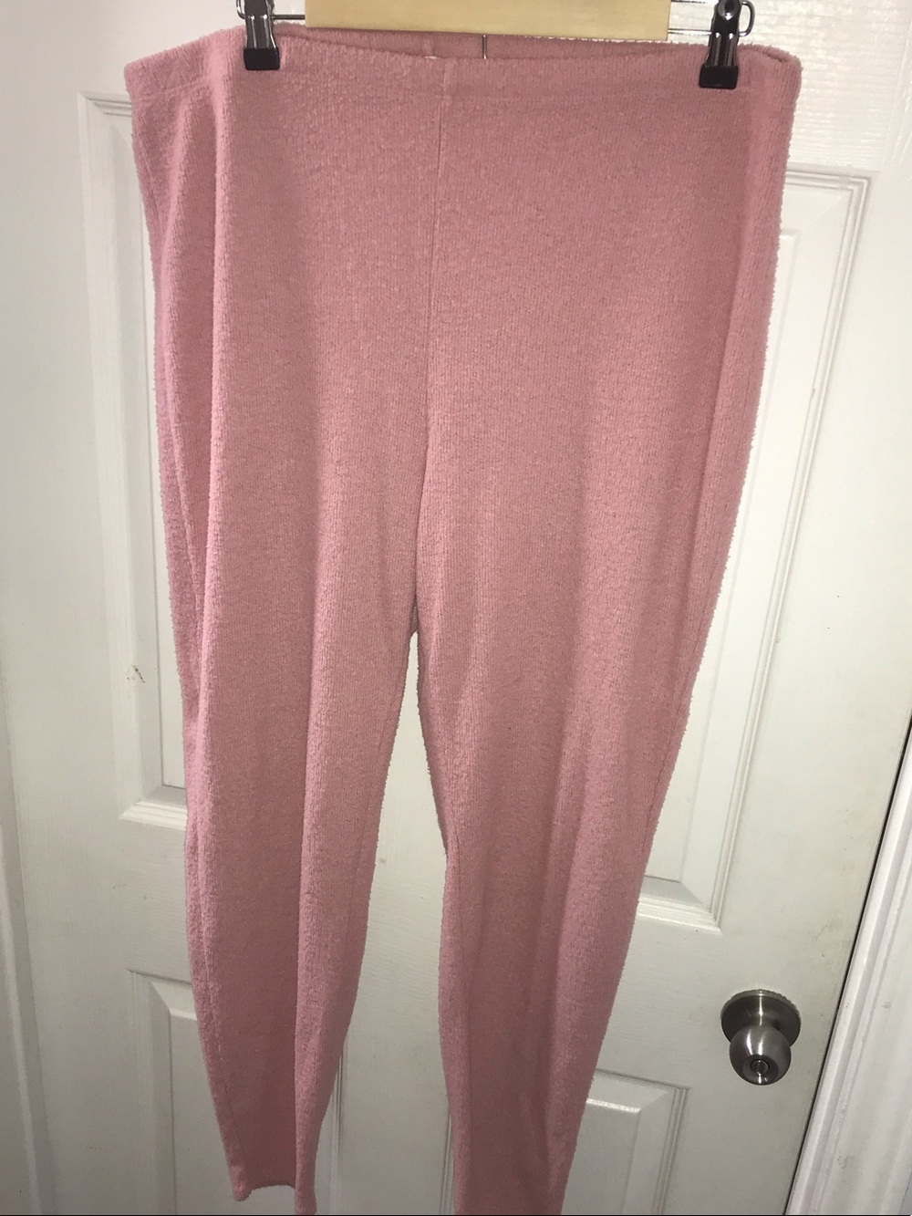Fashion Nova Pink Cozy Knit Leggings